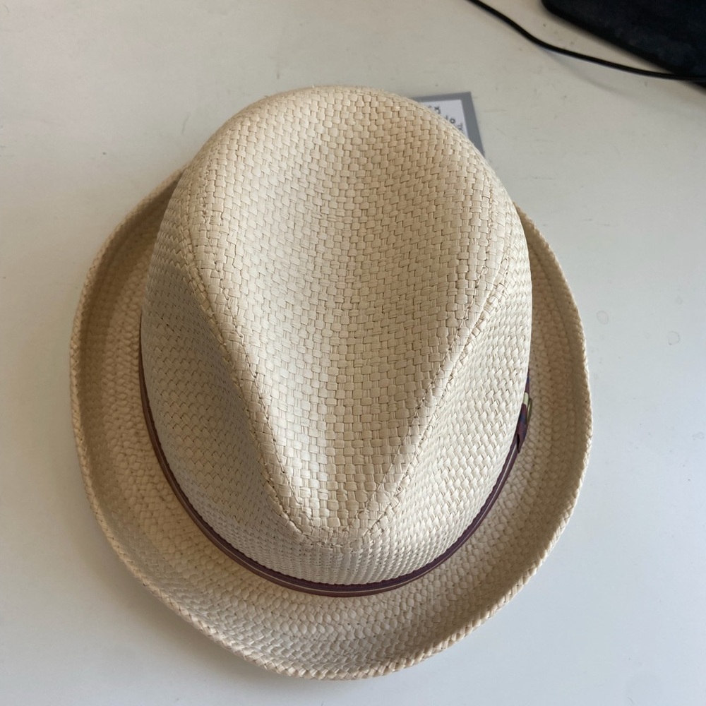 Peter Grimm Deppo Classic Straw Fedora Hat